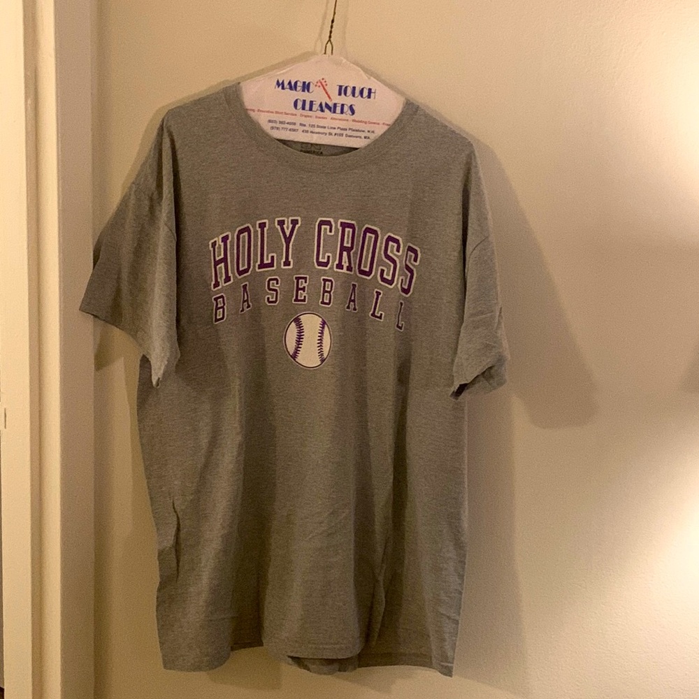 Holy Cross baseball tee